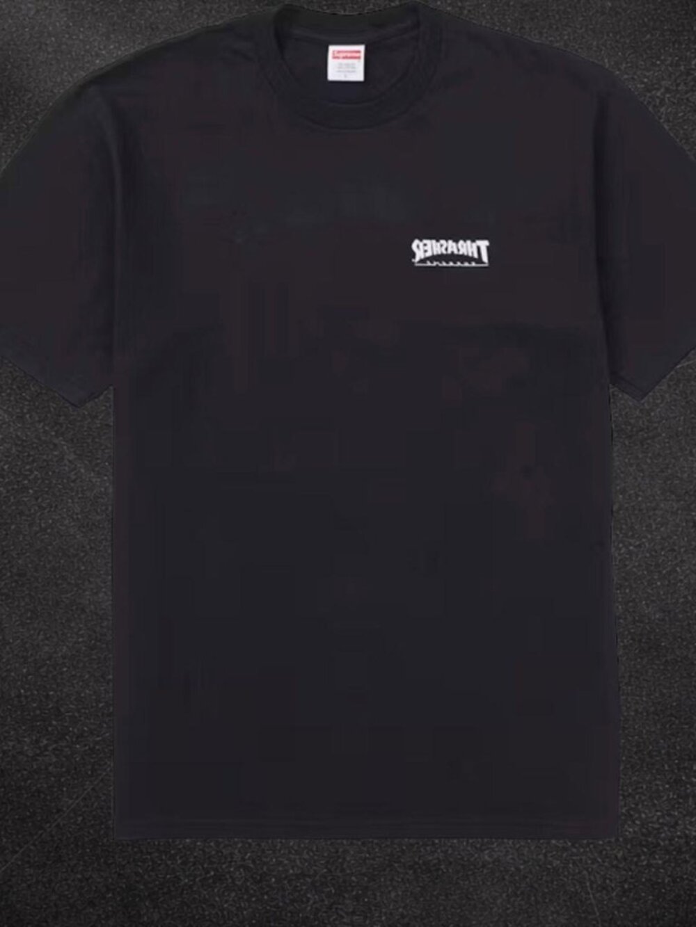 Supreme x Thrasher Cross Tee Black Size L